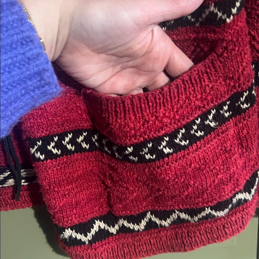 Vintage Ralph Lauren Hand Knit Cardigan - Picture 3 of 9